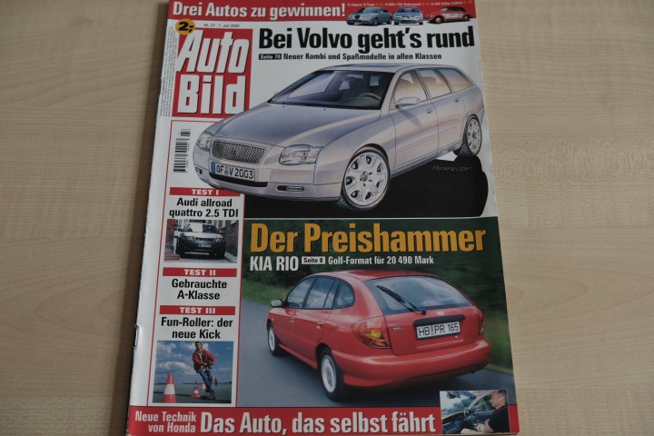 Deckblatt Auto Bild (27/2000)